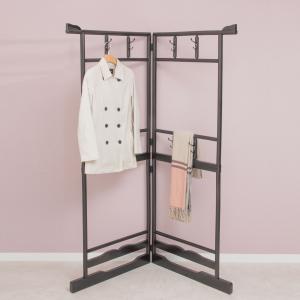 ハンガーラック 衣桁 二段タイプ 和服 和室 向け 耐荷重15kg 洋服掛け