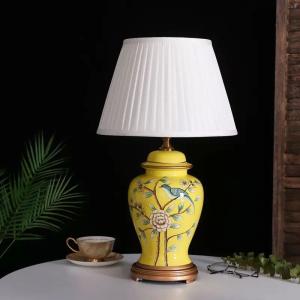 高級照明スタンドライト テーブルランプ デスクライト ．陶器卓上