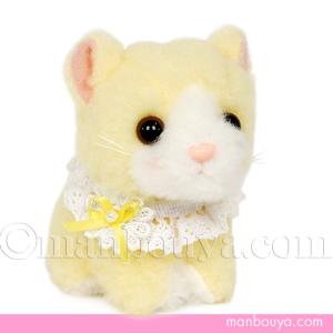 猫 ぬいぐるみ ホワイト たけのこ TAKENOKO JOYFUL MATES ふわもこ