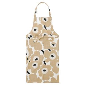 marimekko（マリメッコ） MANSIKKA エプロン マンシッカ ホワイト