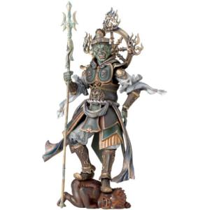 海洋堂 KT Project タケヤ式自在置物 風神(青)＆雷神(赤) 2種セット