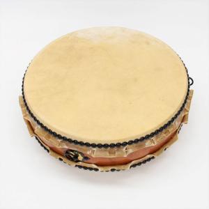 平太鼓 木目胴上級品 1尺1寸 革面直径33cm 平太鼓・バチ付・民謡・寺院