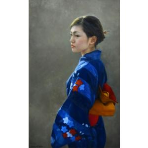 塩谷 亮 「風韻」 リトグラフ 6号 真作保証 ホキ美術館主力収蔵画家の