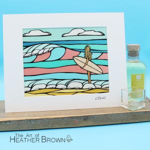 ヘザーブラウン アートプリント 絵画 HEATHER BROWN CANDY SURF