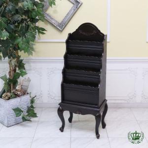 アンティーク調ブックケース フレンチロココ レトロ シャビー 白家具