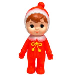 レトロドール 復刻版 デコちゃん 赤水玉パンツ レトロ・ソフビ人形