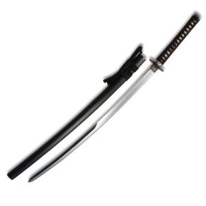 模造刀 居合刀 肥後二天拵え 上総介兼重 極上研磨刀身 大刀刀袋付 tks