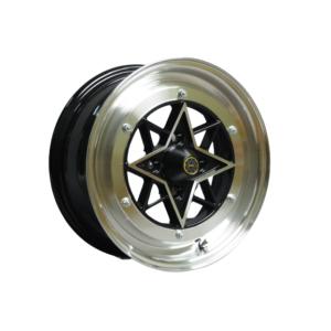 COLIN PROJECT スターシャーク ホイール 14×6.0 +38 100 4H (ブラック