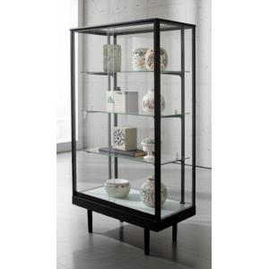 中古】直接引き取り限定 NISSIN ニッシン ガラス ショーケース 前開き