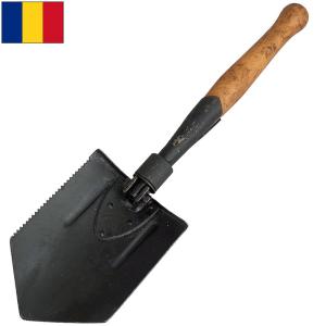 米軍タイプ 三つ折 スコップ ケース付き ブラック折り畳み 折畳み