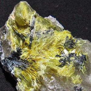 theory xyz ルチルクォーツ 置物 母岩(結晶)入り ゴールドルチル 原石