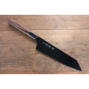 堺 孝行 V金10号 17層ダマスカス ペティーナイフ 和包丁 135mm 緑合板