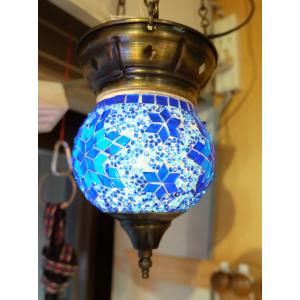 トルコ雑貨 吊り下げ トルコモザイクランプ 綺麗い エキゾチック LED