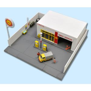 TOMYTEC トミカラマヴィンテージ 05a タイヤショップ(ヨコハマタイヤ