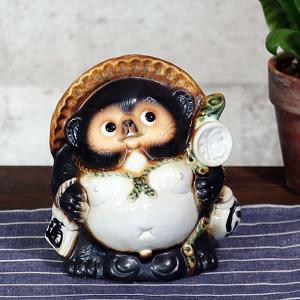 信楽焼 9号開運狸 たぬき タヌキ 狸 開運 縁起物 可愛い 陶器 商売繁盛