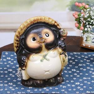 信楽焼 9号福狸 たぬき タヌキ 狸 開運 縁起物 可愛い 陶器 商売繁盛
