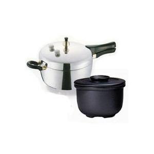 鋳物屋 平和圧力鍋 PC-45A（直炊8合炊・内鍋5合炊）＋新・特選カムカム