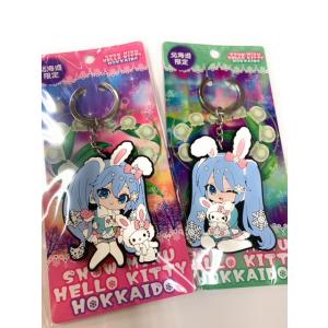 雪ミク SNOW MIKUすずらん 北海道限定雪うさぎキティ タペストリー