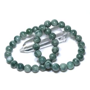 日高翡翠（ヒスイ）AAA 北海道産 8mm ブレスレット 天然石