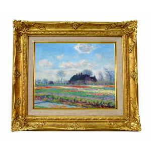 世界の名画 ルソー 牛のいる風景 ジクレーキャンバス複製画 豪華額装品