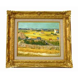 世界の名画 クリムト アッター湖畔のリッツベルク ジクレーキャンバス