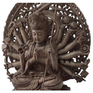 木彫り 仏像 飛天 天女 フィギュア 飛天像 天女像 立像 置物 仏教美術