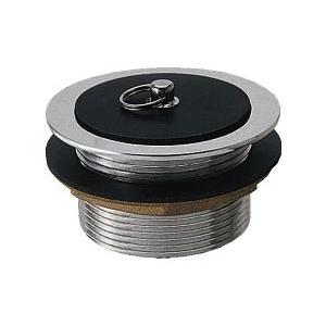 カクダイ,ゴム栓付うらネジ風呂栓(呼び40mm配管用,G1-1/4ネジ)4121-40