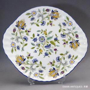 MINTON（ミントン） 英国製 ハドンホール ブルー B＆Bプレート