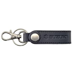 スズキ（SUZUKI） (T)レザーキーホルダー（レッド）ベルトループ