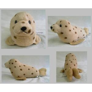 アザラシマスコット黒ブチ : るーくのぬいぐるみやさん - 通販 - Yahoo