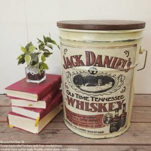 ペール缶 スツール Vespa [ベスパ] 収納付き椅子 リメイク家具 オイル