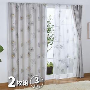 カーテン 4枚セット キャラクター 通販 レース セット 遮光 4枚組 柄