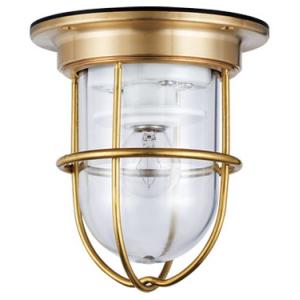 松本船舶電機 マリンランプ デッキライトシリーズ 1号デッキ ゴールド