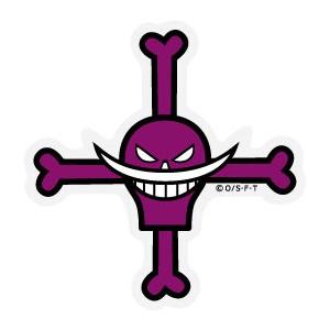 ONE PIECE ワンピース×パンソンワークスコラボステッカー LCS502 白