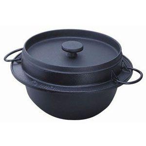 岩鋳 南部鉄器 鋳鉄 ごはん鍋 2合炊 ガス火対応 鉄鍋 日本製 厚手