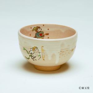 乾山写桔梗絵茶碗 佐久間芳丘造 共箱 : 茶道具商 越中屋 - 通販