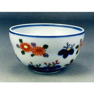 源右衛門窯 染錦薊絵 飯碗 有田焼 ご飯茶碗 : 陶器たて石 Yahoo!店