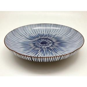 波佐見焼 福峰窯 内外十草 6号皿 中皿 : 神楽坂のうつわ屋さん 陶柿園