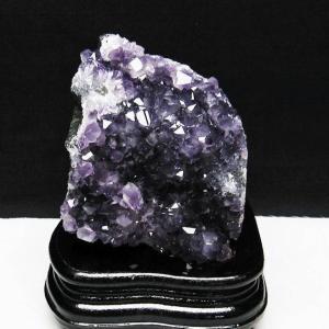 アメジスト クラスター ウルグアイ産 原石 amethyst 台座付属 花型