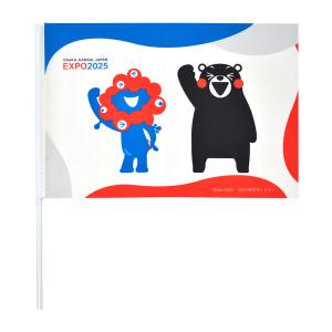 応援フラッグ ミャクミャク 2025大阪・関西万博公式ライセンス商品