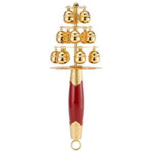 神楽鈴 かぐらすず 巫女鈴 七五三鈴 三番叟鈴 三番鈴 小道具 納期45日