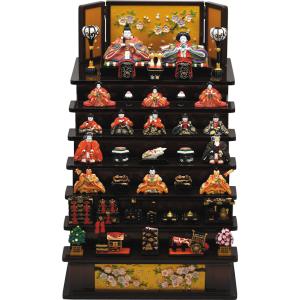 雛人形 コンパクト 九重中雛 新三段飾り ひな人形 初節句 3053 丹青堂