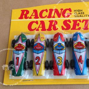 ブリキのおもちゃ】ブリキの豆カーセット 10台入り ☆デッドストック