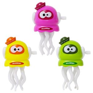 ゼンマイ式 ゆらゆらくらげちゃん 3色セット 踊る クラゲ おもちゃ