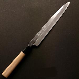 包丁 堺一文字光秀 白鋼 霞研 身卸包丁270mm【名入れ即日可能】 包丁