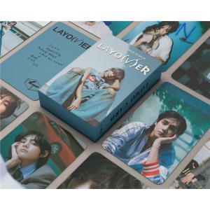 BTS V テテ グッズ 韓国語 単語カード 単語帳 63枚入 + ケース 付