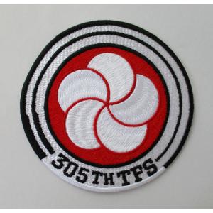 航空自衛隊グッズ 三沢基地 第3飛行隊 F−2兜武者（カラー）ワッペン