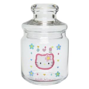 ガラスキャニスター 保存容器 みずいろ ハローキティ サンリオ マリモ
