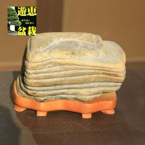 水石：瀬田川 虎石 現品*資材 セタガワ トライシ : 遊恵盆栽 Yahoo!店