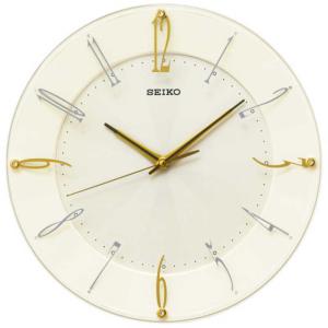 SEIKO（セイコー） 掛け時計 壁掛け KX214C 電波時計 スイープ 静か 音